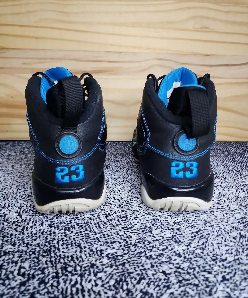 Nike Air Jordan 9 IX Retro Photo Blue/ Black Youth Size 7